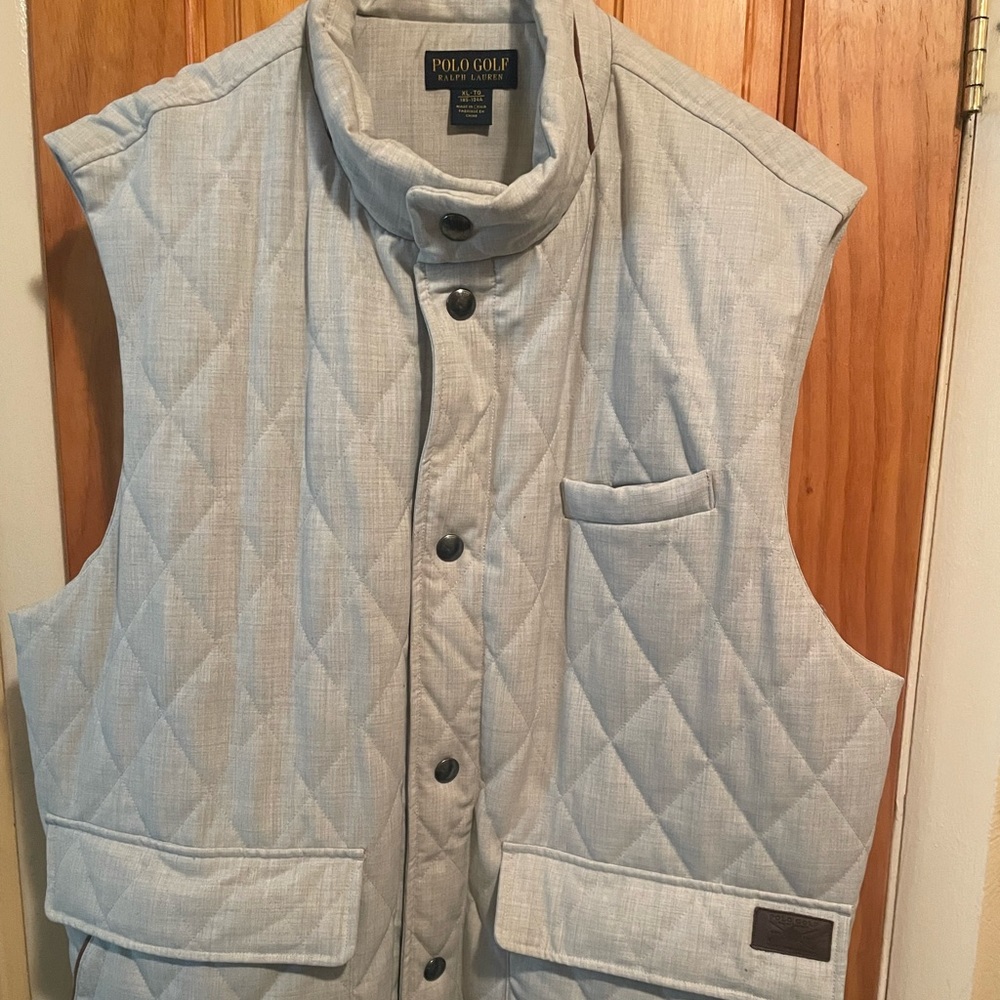 Men’s polo golf vest